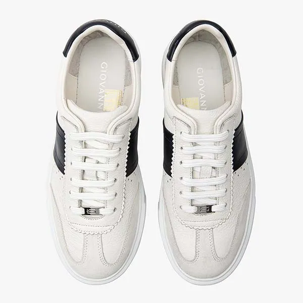 Giày Sneaker Nam Giovanni GSH0128-1NN Màu Trắng/Đen Size 40