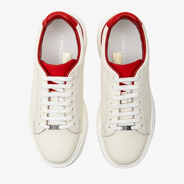 Giày Sneaker Nam Giovanni GSH0129-1NE Màu Be Trắng Size 41
