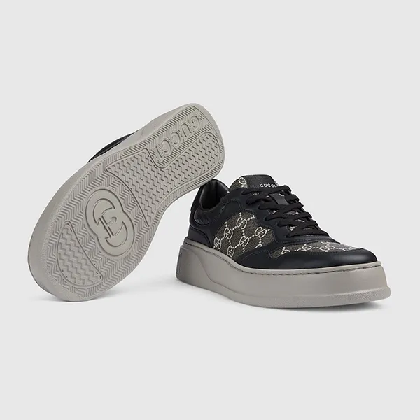 Giày Sneaker Nam Gucci GG Sneaker Black Grey 669582-AACOD-1072 Màu Đen Xám Size 40.5