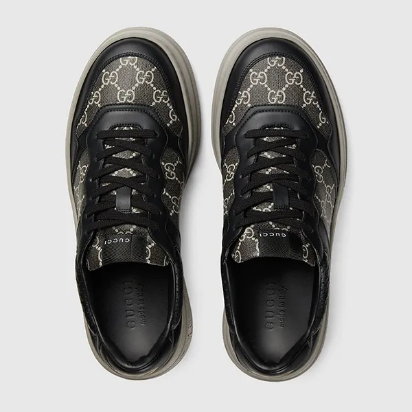 Giày Sneaker Nam Gucci GG Sneaker Black Grey 669582-AACOD-1072 Màu Đen Xám Size 40.5