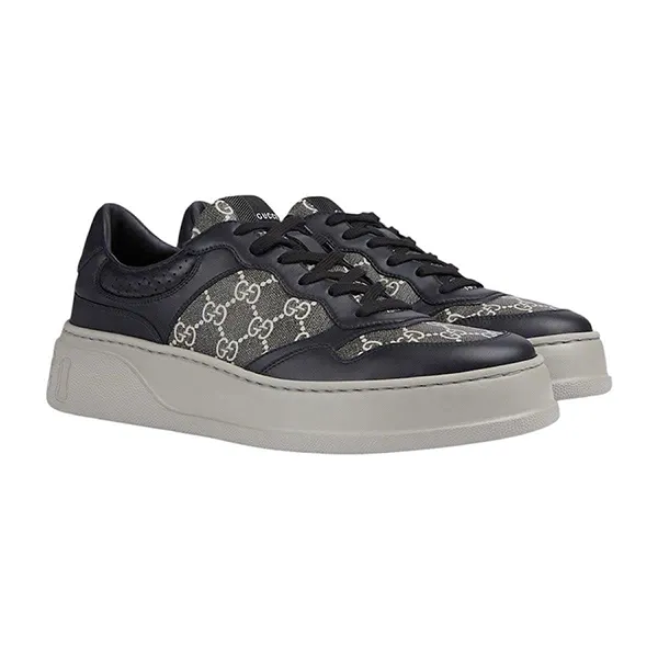 Giày Sneaker Nam Gucci GG Sneaker Black Grey 669582-AACOD-1072 Màu Đen Xám Size 40.5