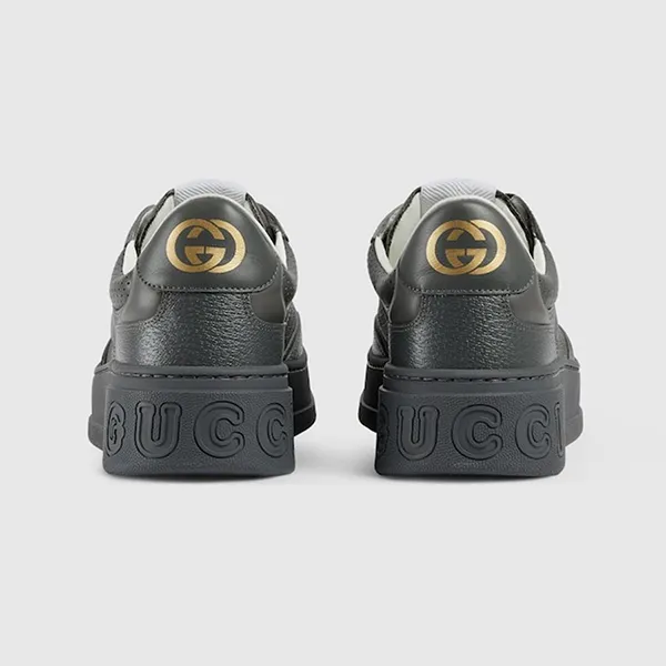 Giày Sneaker Nam Gucci Lace-up Black 726543-AABYJ-1343 Màu Đen Xám Size 40