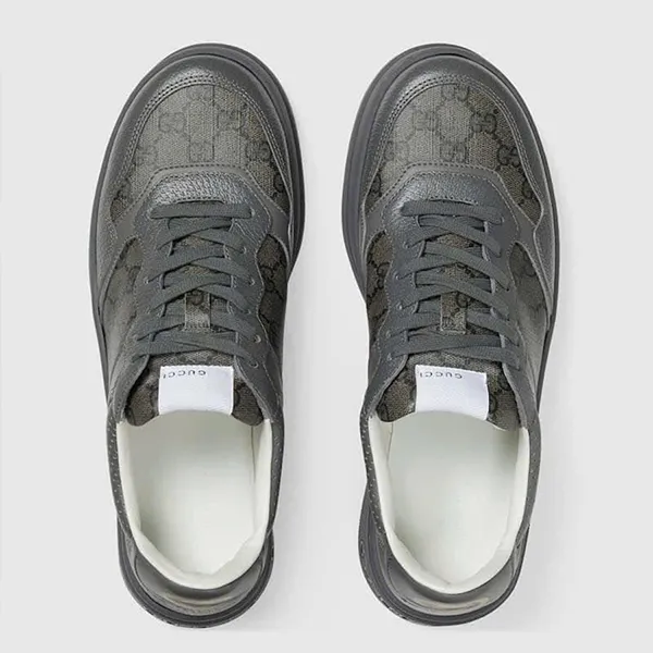 Giày Sneaker Nam Gucci Lace-up Black 726543-AABYJ-1343 Màu Đen Xám Size 40