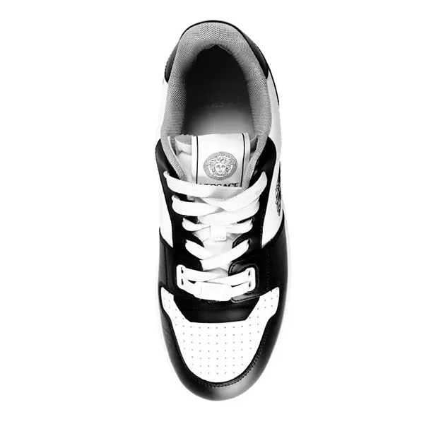 Giày Sneaker Nam Versace Medusa Leather 1013377 Màu Đen Trắng Size 41 - Giày - Vua Hàng Hiệu