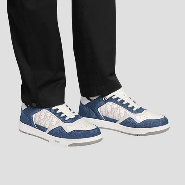 Giày Sneaker Unisex Dior In Blue Denim - 3SN272ZAC580 Màu Xanh Trắng Size 39.5