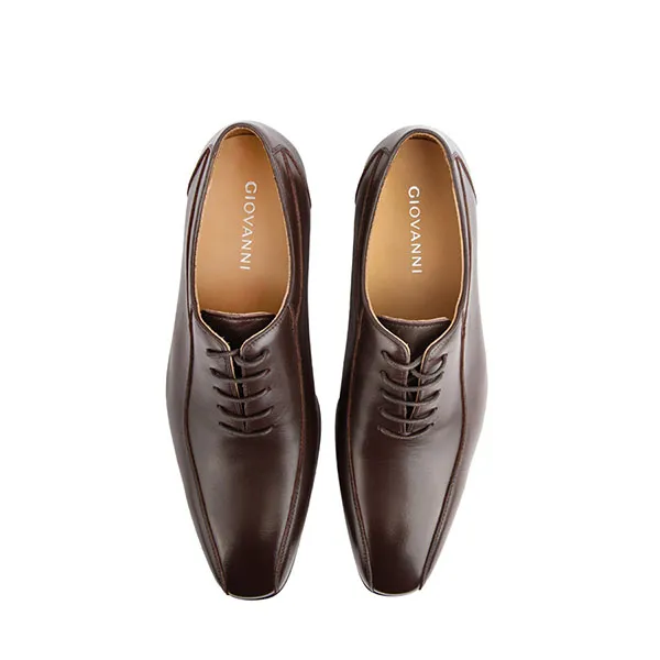 Giày Tây Nam Giovanni Oxford GSH0108-1HB Màu Nâu Size 42 - Giày - Vua Hàng Hiệu