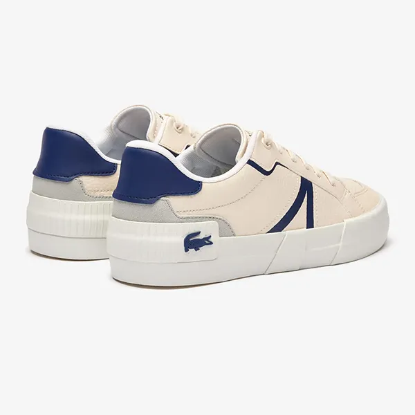 Giày Thể Thao Nam Lacoste Men's L004 Leather Sneakers 46CMA0014 Màu Trắng - Xanh Size 40.5