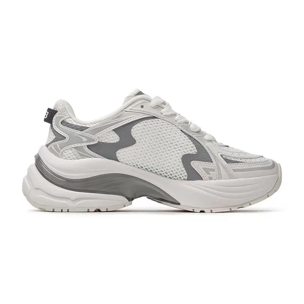 Giày Thể Thao MLB Curve Runner New York Yankees 3ARNSPL4N-50WHS Màu Trắng Xám Size 230