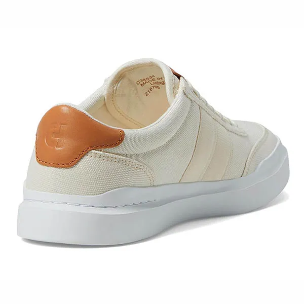 Giày Thể Thao Nam Cole Haan Grandpro Rally Canvas II Màu Trắng Sữa Size 43
