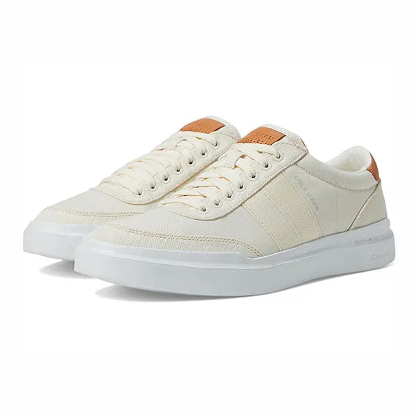Giày Thể Thao Nam Cole Haan Grandpro Rally Canvas II Màu Trắng Sữa Size 43