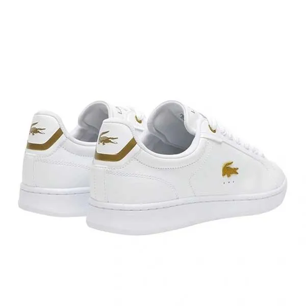 Giày Thể Thao Nam Lacoste Carnaby Pro 2231 SMA WHT/GLD 745SMA0089216 Màu Trắng/Vàng Size 39.5 - Giày - Vua Hàng Hiệu
