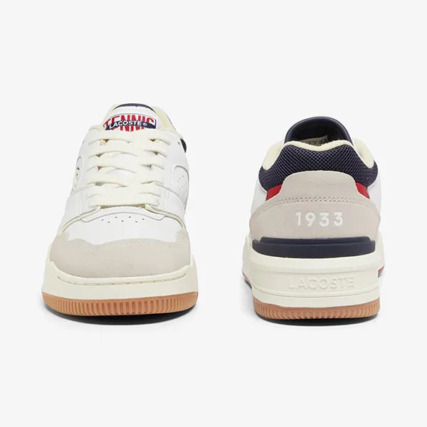 Giày Thể Thao Nam Lacoste Lineshot Leather 7-48SMA010240F Màu Trắng Sữa Size 42 - Giày - Vua Hàng Hiệu