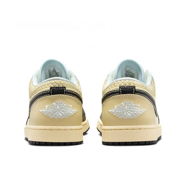 Giày Thể Thao Nam Nike Air Jordan 1 Low SE HQ3437-101 Màu Đen Phối Trắng Kem Size 42.5 - Giày - Vua Hàng Hiệu