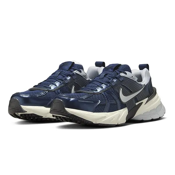 Giày Thể Thao Nam Nike V2K Run Thunder Blue Wolf Grey HJ4497-400 Màu Xanh Đậm Size 42.5