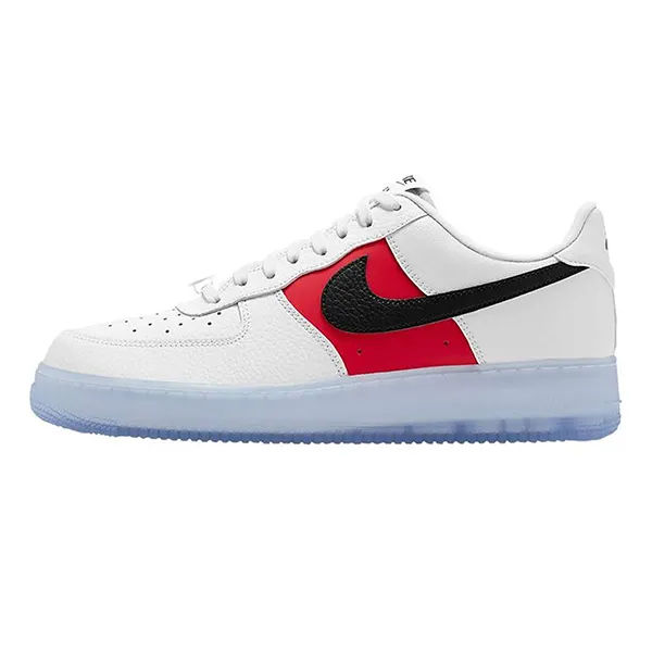 Giày Thể Thao Nike Air Force 1 07 LV8 EMB Icy Soles University Red Shoes CT2295-110 Màu Trắng Đỏ Size 42