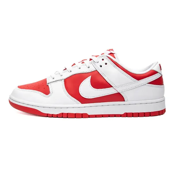 Giày Thể Thao Nam Nike Dunk Low Retro DD1391-600 Màu Trắng - Đỏ Size 42