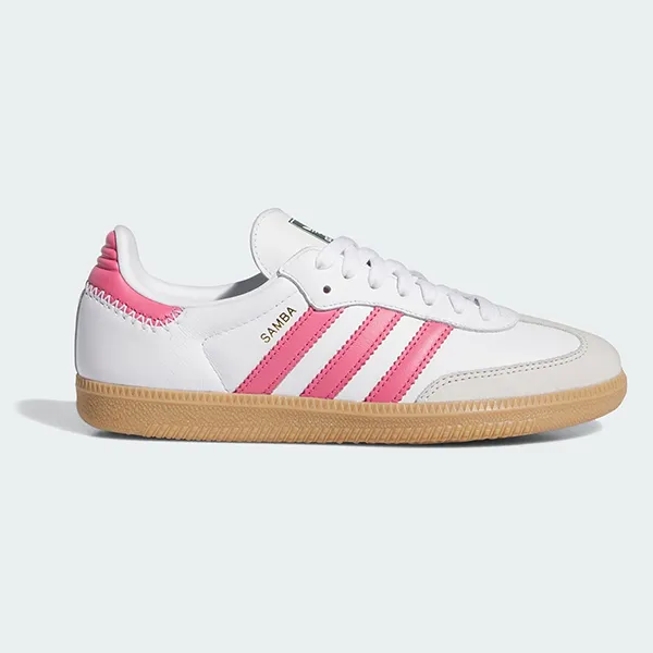 Giày Thể Thao Nữ Adidas Samba OG Shoes JI2013 Màu Trắng - Hồng Size 36.5
