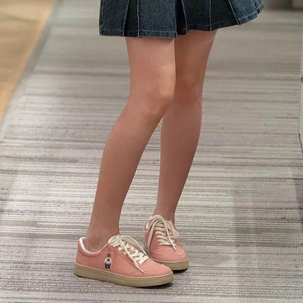 Giày Thể Thao Nữ WHOAU Steve AMI WHPGF1302A Màu Hồng Size 240 - Giày - Vua Hàng Hiệu
