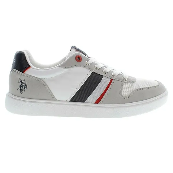 Giày Thể Thao Nam U.S. Polo Assn. ROKKO003M3UT1_LGRWHI01 Màu Trắng - Xám Size 41 - Giày - Vua Hàng Hiệu