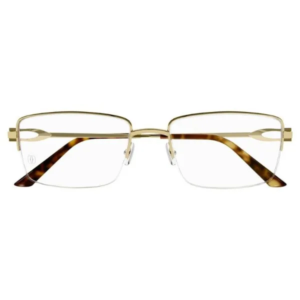 Gọng Kính Nam Cartier CT0319O 003 Màu Vàng Gold - Kính mắt - Vua Hàng Hiệu