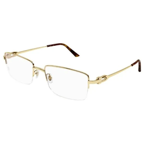 Gọng Kính Nam Cartier CT0319O 003 Màu Vàng Gold - Kính mắt - Vua Hàng Hiệu
