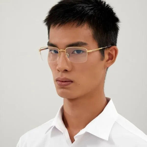 Gọng Kính Nam Cartier CT0348O 001 Màu Vàng Gold