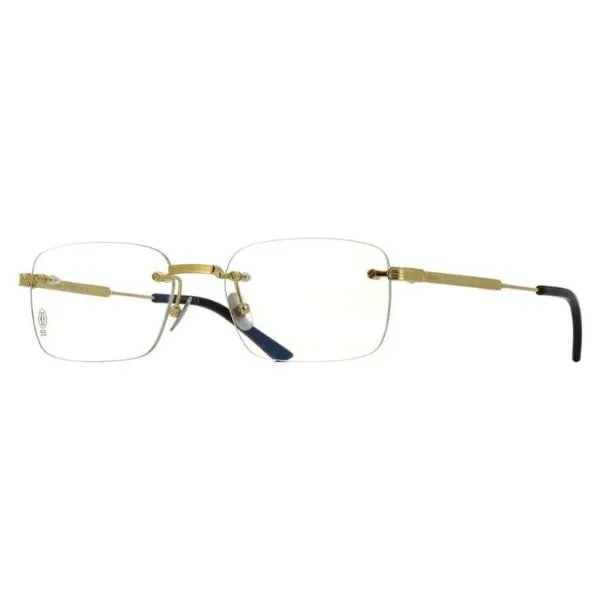 Gọng Kính Nam Cartier CT0349O 001 Màu Vàng Đen - Kính mắt - Vua Hàng Hiệu