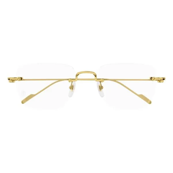Gọng Kính Nam Cartier CT0379O 002 Màu Vàng Gold - Kính mắt - Vua Hàng Hiệu