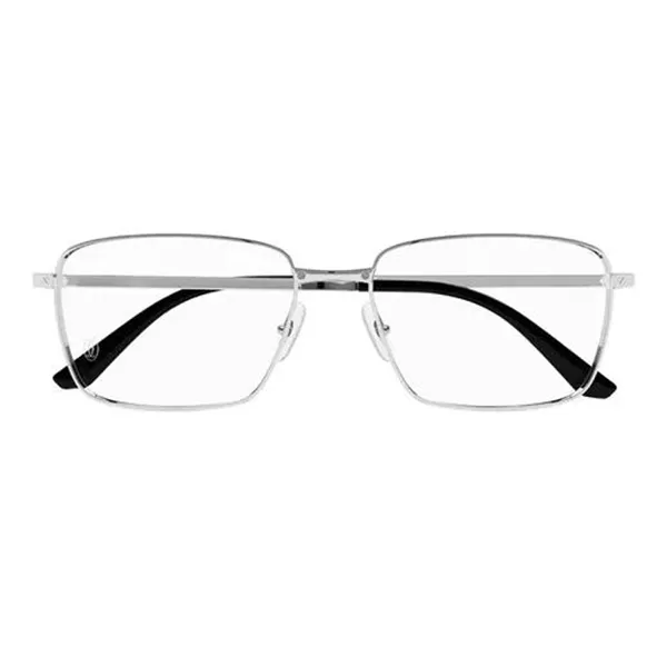Gọng Kính Nam Cartier Glasses Frame CT0320OA 002 Màu Bạc