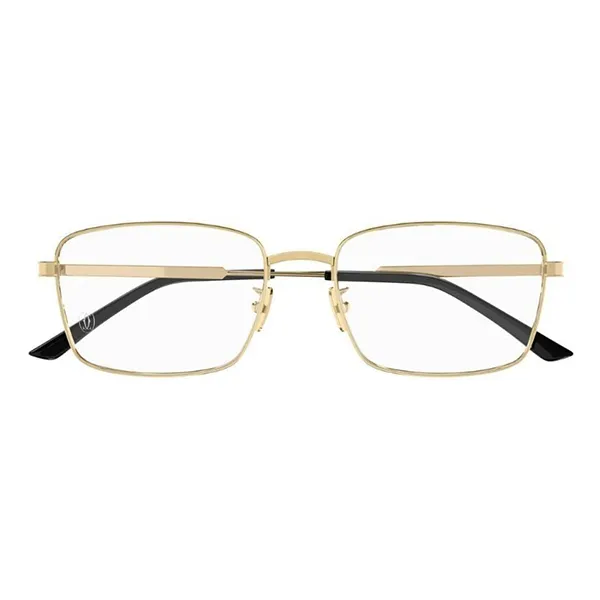 Gọng Kính Nam Cartier Glasses Frame CT0347O 001 Màu Vàng Gold