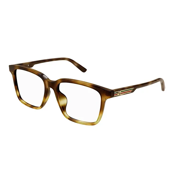 Gọng Kính Nam Gucci GG1293OA 003 Màu Nâu - Kính mắt - Vua Hàng Hiệu