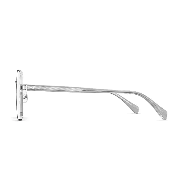 Gọng Kính Nam Molsion MJ7189 B15 Màu Đen/Bạc