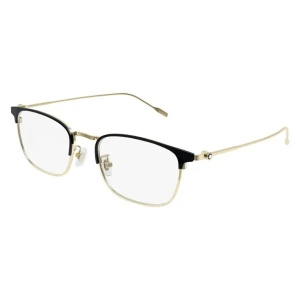 Gọng Kính Nam Montblanc MB0192O 001 Màu Vàng Đen - Kính mắt - Vua Hàng Hiệu