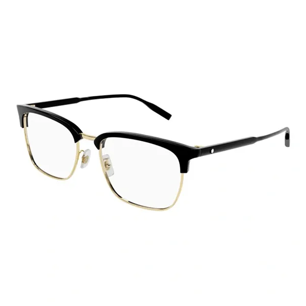 Gọng Kính Nam Montblanc MB0199OA 006 Màu Đen Vàng - Kính mắt - Vua Hàng Hiệu