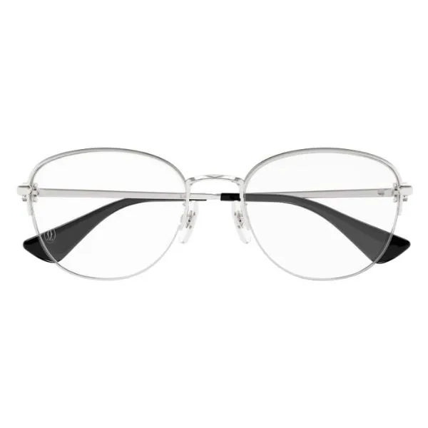 Gọng Kính Nữ Cartier CT0415OA 002 Màu Bạc