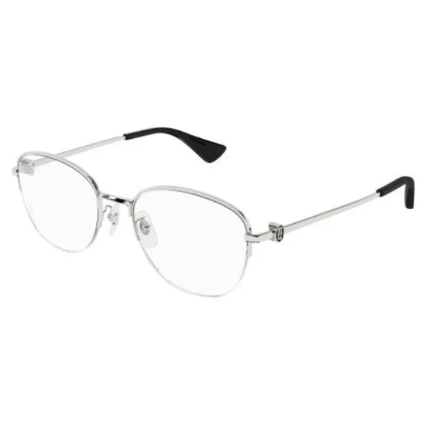 Gọng Kính Nữ Cartier CT0415OA 002 Màu Bạc