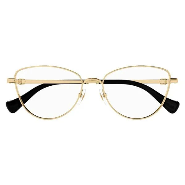Gọng Kính Gucci GG1595O 001 Màu Vàng Đen