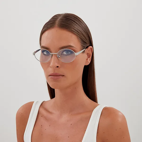 Gọng Kính Nữ Yves Saint Laurent YSL Eyeglasses SL692OPT 001 Màu Bạc