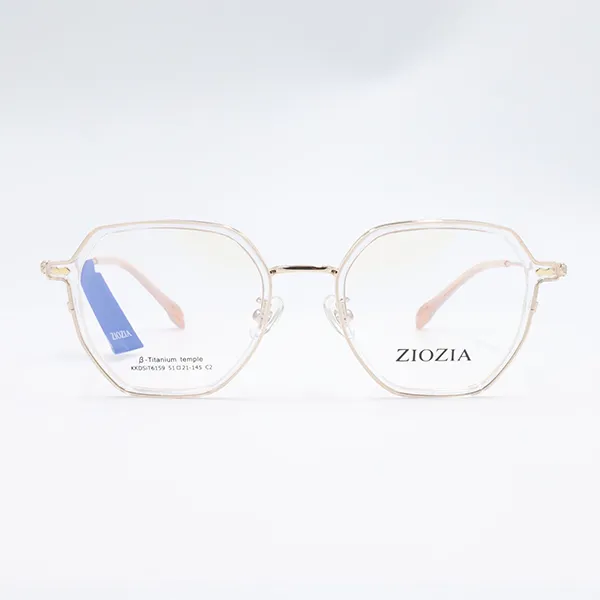 Gọng Kính Nữ Ziozia Glasses Frame KKDSiT6159 C2 Màu Vàng Gold - Kính mắt - Vua Hàng Hiệu