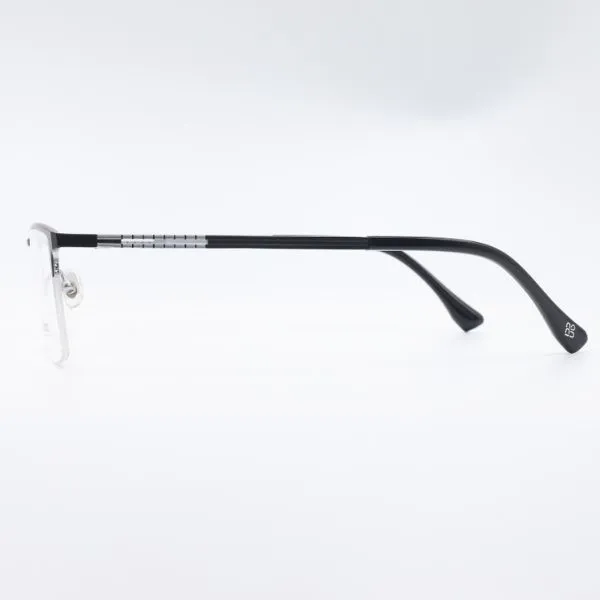 Gọng Kính Unisex Ancci AC34147 C5 Màu Đen - Bạc