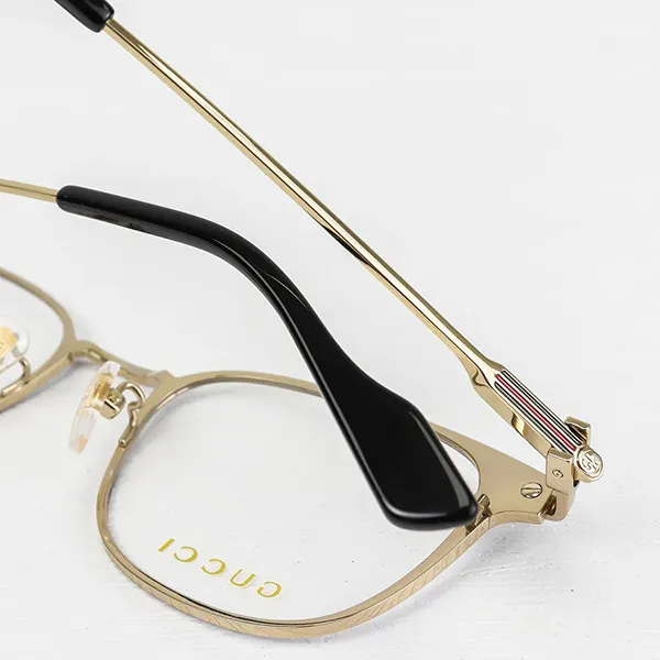 Gọng Kính Unisex Gucci GG1740OK 001 Màu Đen/Gold