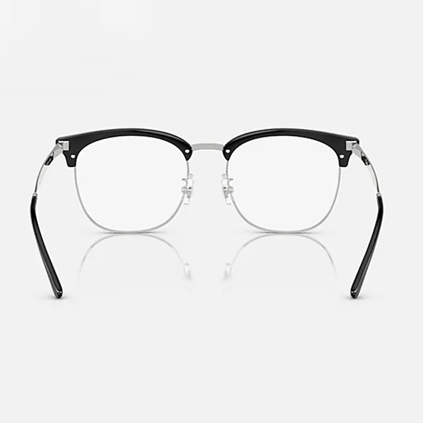 Gọng Kính Unisex Rayban Eyeglasses 0RX7318D 2000 Màu Đen/Bạc - Kính mắt - Vua Hàng Hiệu