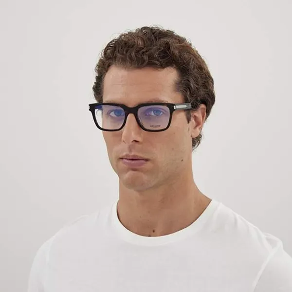 Gọng Kính Unisex Yves Saint Laurent YSL Eyeglasses SL621 002 Màu Nâu Havana - Kính mắt - Vua Hàng Hiệu