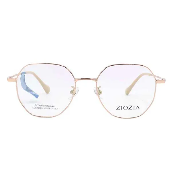 Gọng Kính Unisex Ziozia Eyeglasses KDJSIT6180 C2 Màu Vàng Hồng