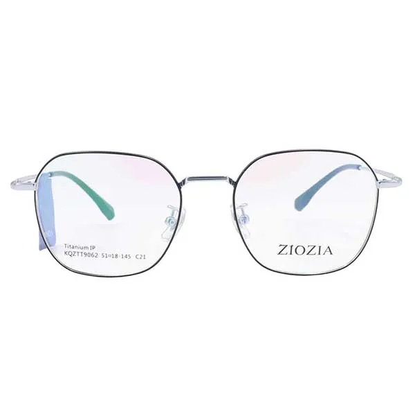 Gọng Kính Unisex Ziozia Eyeglasses KQZTT9062 C21 Màu Bạc - Kính mắt - Vua Hàng Hiệu
