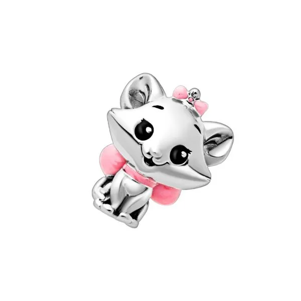 Hạt Vòng Charm Pandora Charm Disney Character Cat Marie 798848C01 Màu Bạc C_QP
