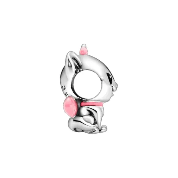 Hạt Vòng Charm Pandora Charm Disney Character Cat Marie 798848C01 Màu Bạc C_QP