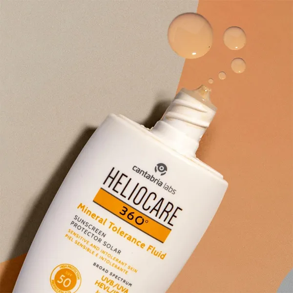 Kem Chống Nắng Heliocare 360 Mineral Tolerance Fluid SPF50/PA++++ 50ml - Kem chống nắng - Vua Hàng Hiệu