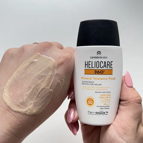 Kem Chống Nắng Heliocare 360 Mineral Tolerance Fluid SPF50/PA++++ 50ml - Kem chống nắng - Vua Hàng Hiệu
