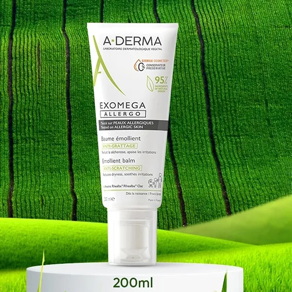 Kem Dưỡng Ẩm Cho Khô, Da Cơ Địa A-Derma Exomega Allergo Emollient Balm 200ml